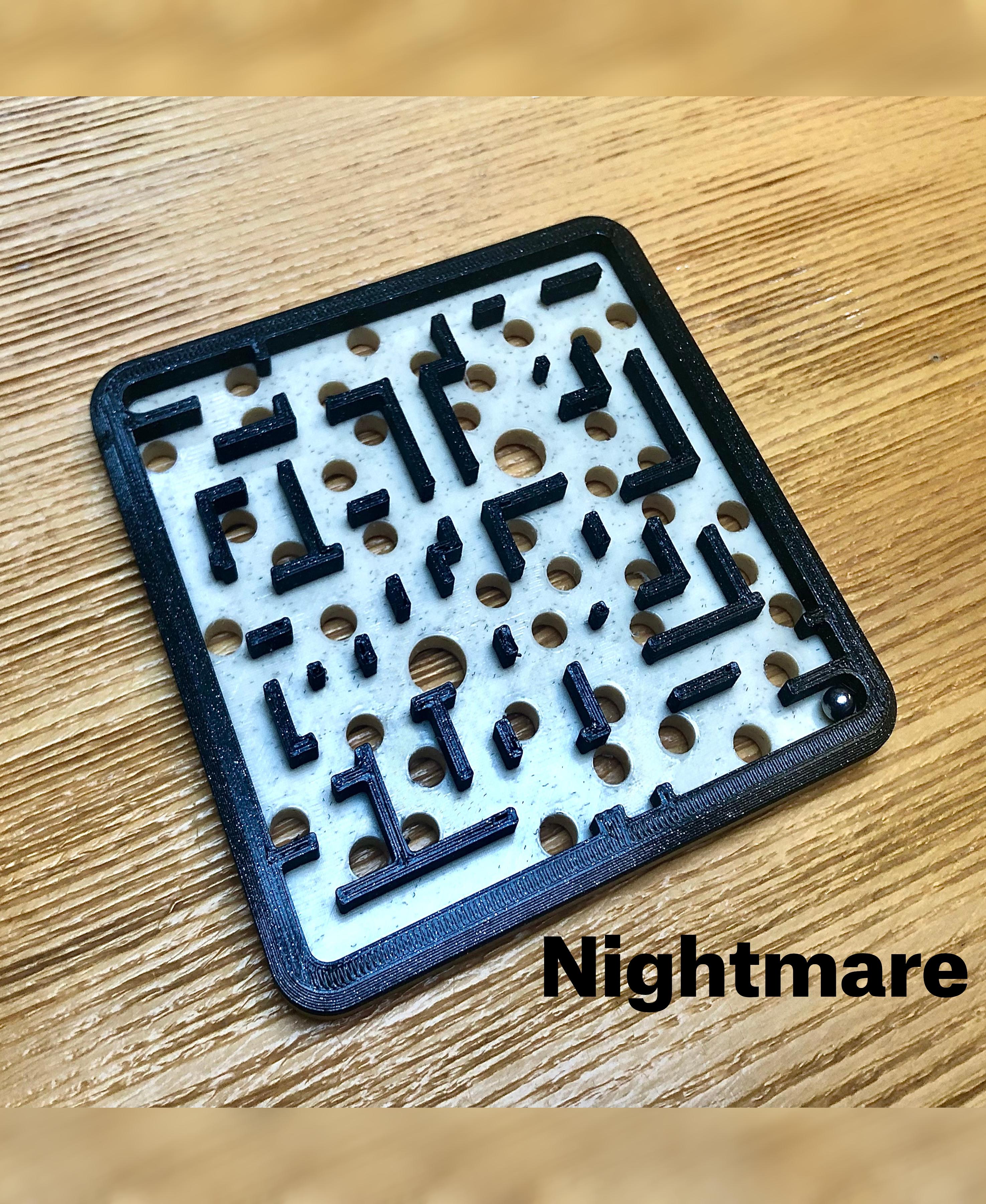 Wild Holes Maze - Nightmare 3d model