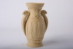 Egyptian Relief Vase - Ancient Egypt Decor 3d model