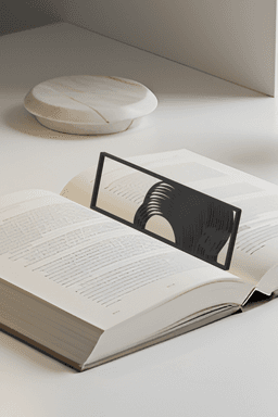 Ocean Bookmark, Gift Idea 3d model