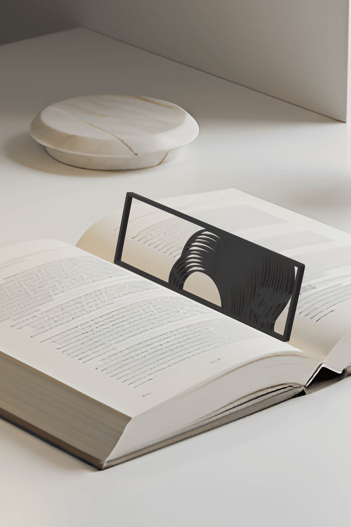 Ocean Bookmark, Gift Idea 3d model