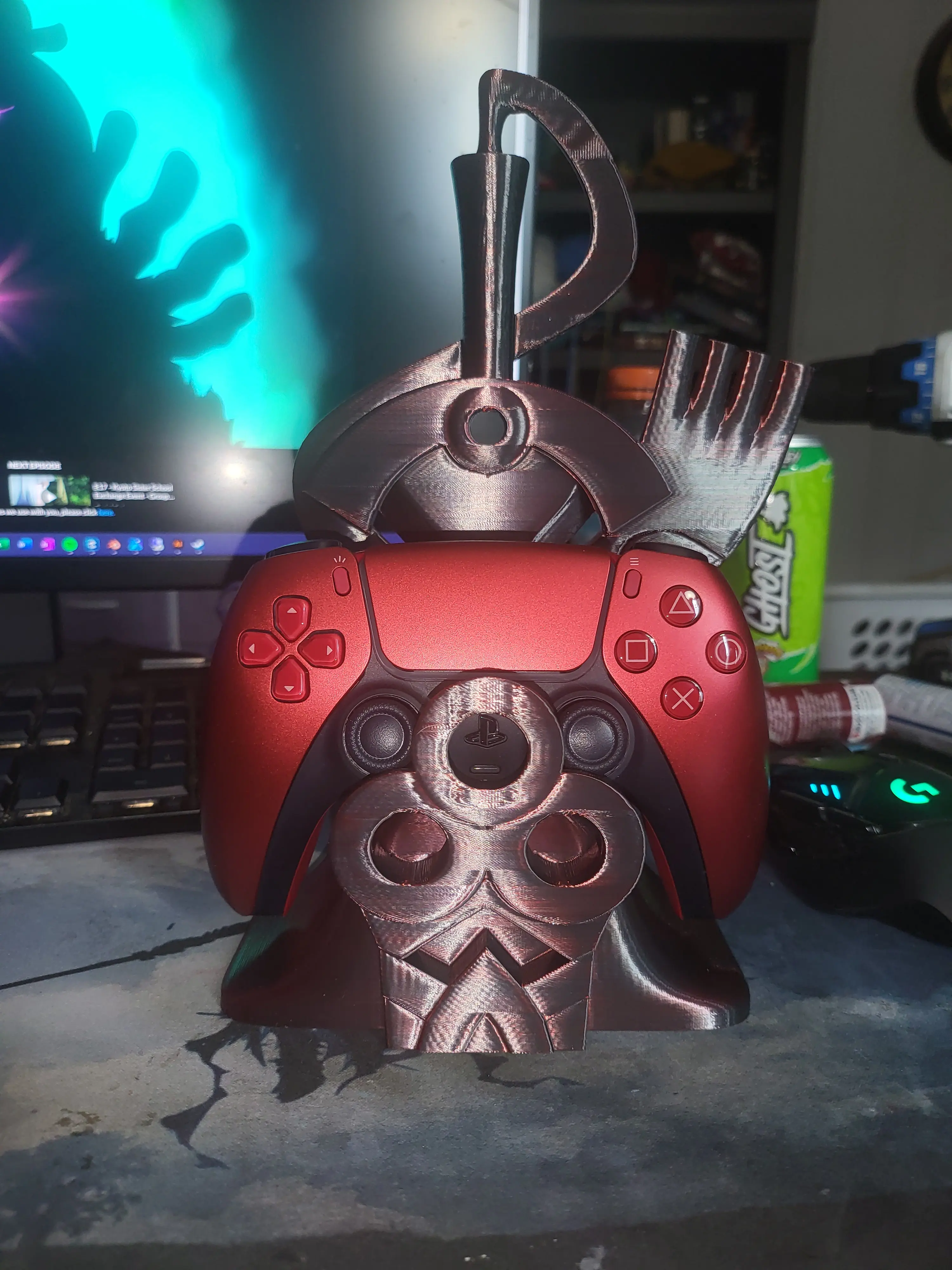Honedge Controller Stand - Pokemon Fan Art - Video Game Accessory 3d model
