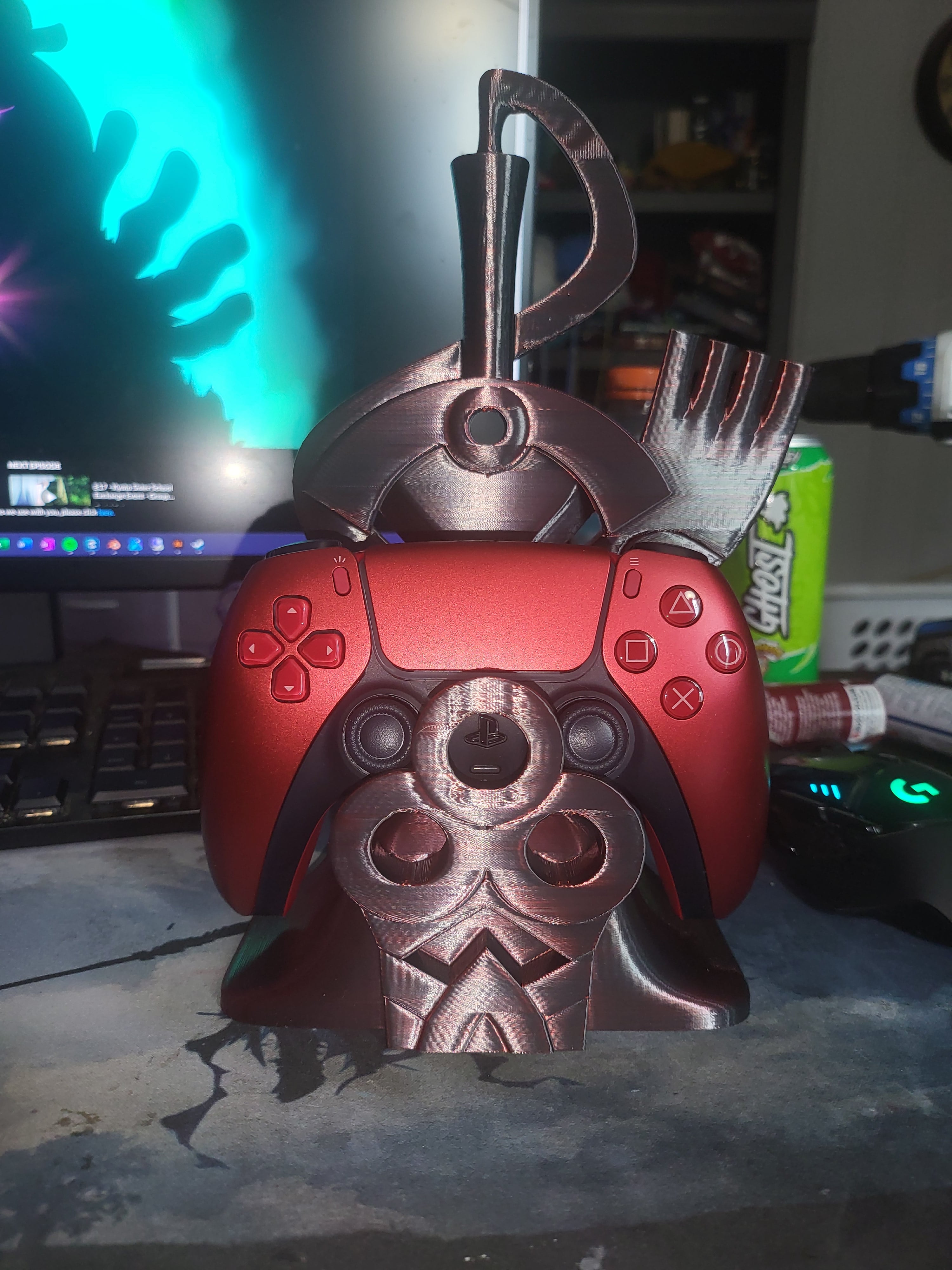 Honedge Controller Stand - Pokemon Fan Art - Video Game Accessory 3d model