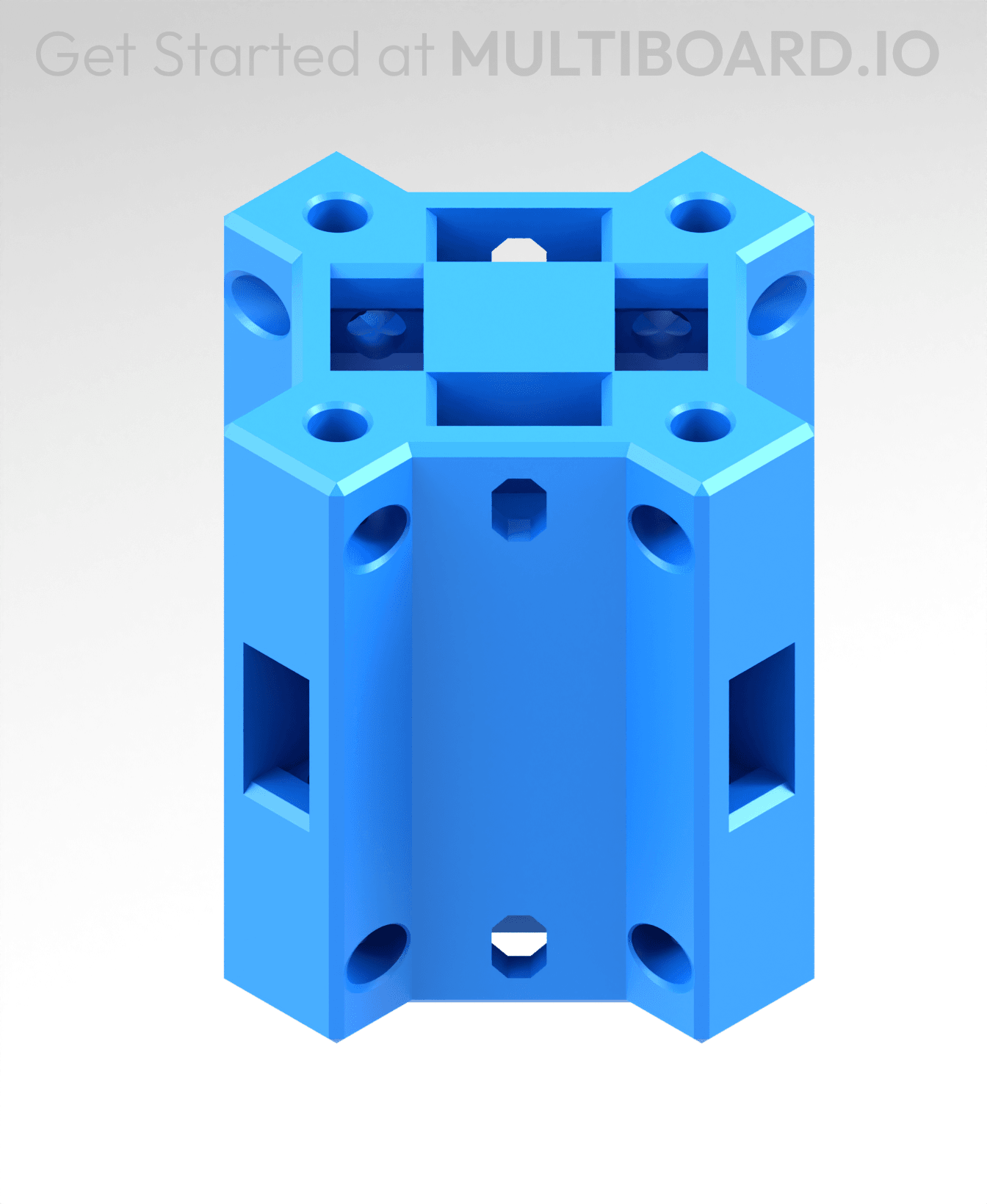 1 MU - X Multiboard Beam 3d model