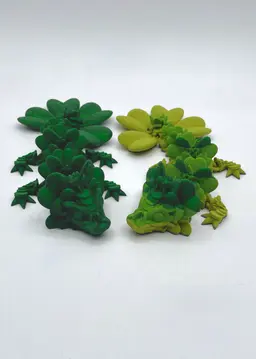 A plethora of filaments! Prusament Galaxy Green, Polymaker Panchroma Olive, Jungle Green and more! 3d model