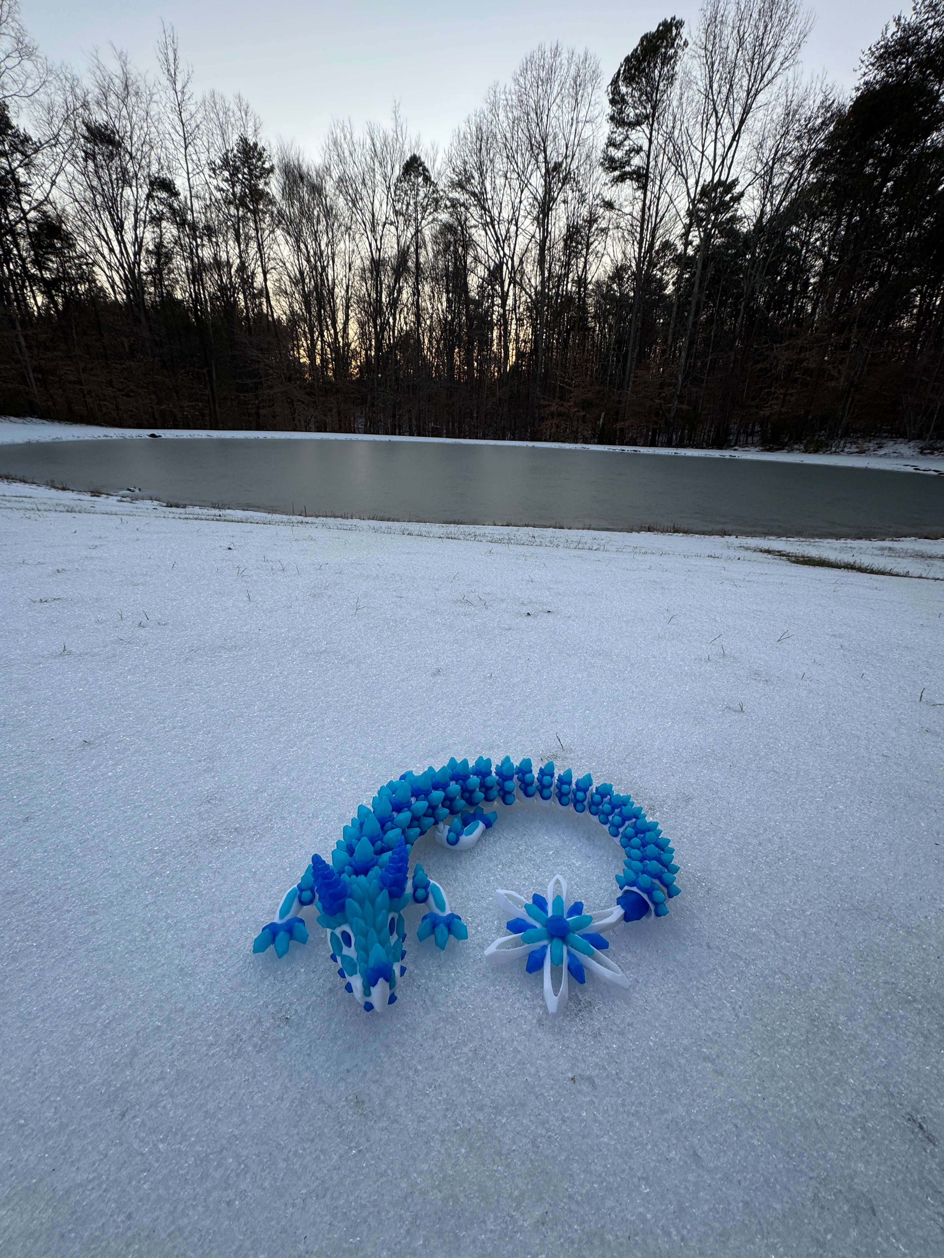Frostshatter Ice Dragon Wingless 3d model