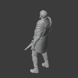 Brok God of War Figurine 3d model
