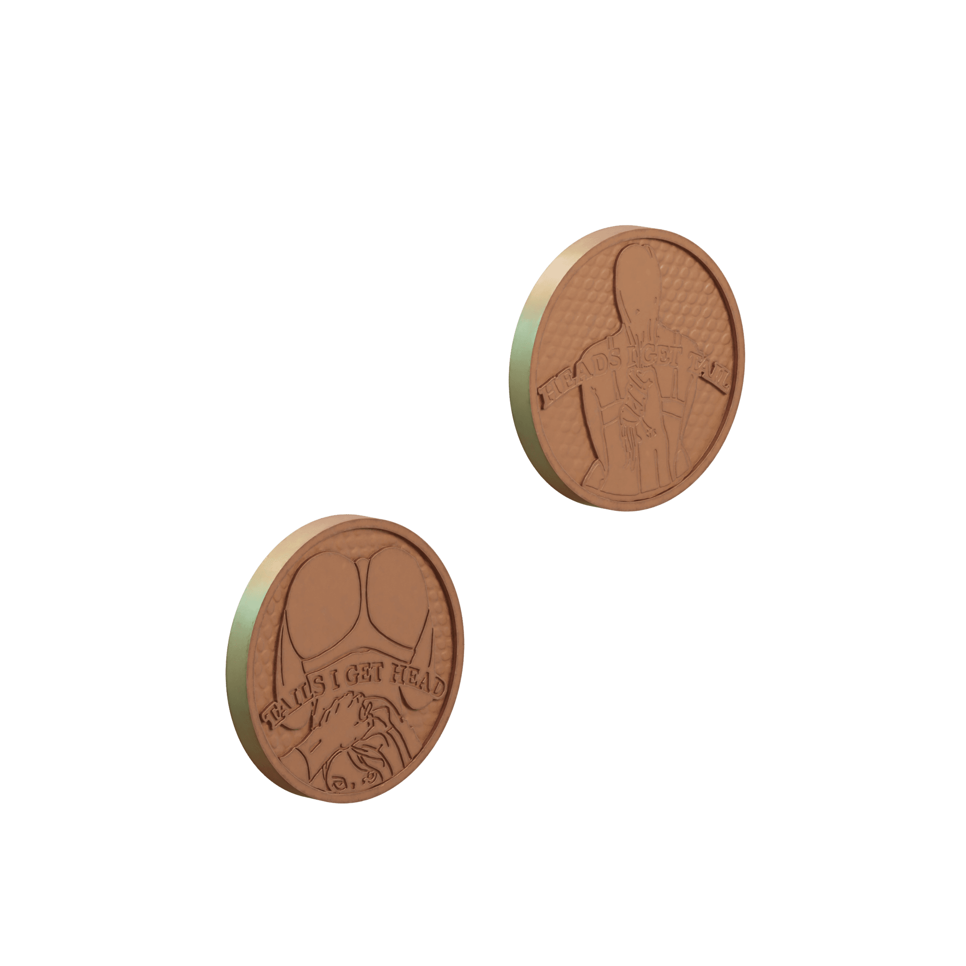 Heads Tails Coin 3d model