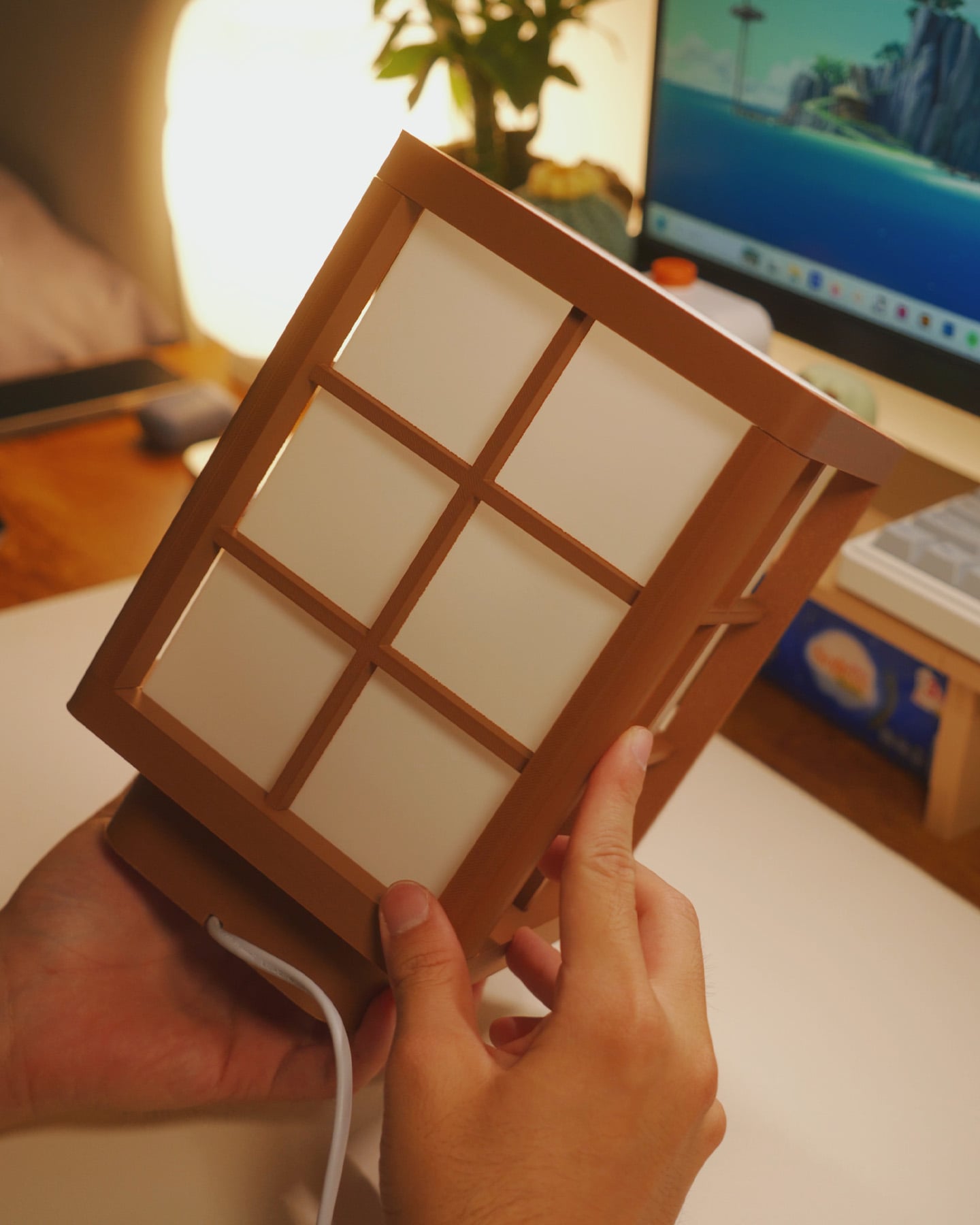 Shoji Lamp 3d model