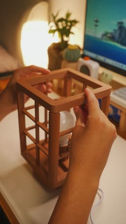 Shoji Lamp 3d model