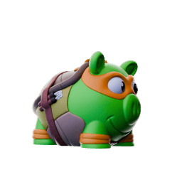 Mikey Piggy Bank 3d model