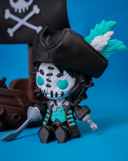 Articulated Twisty Pirate 3d model