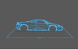 Mclaren - 765 LT Wall Art 3d model