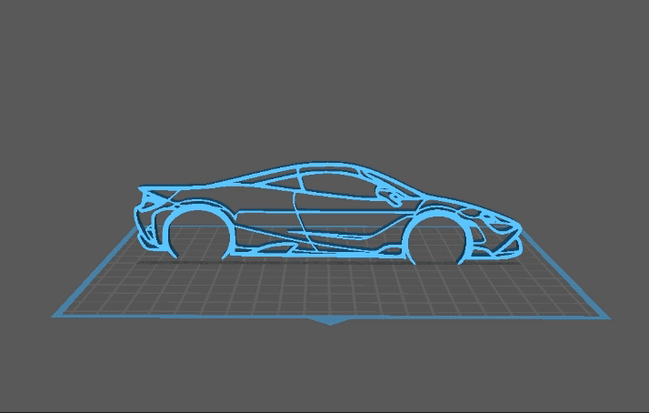 Mclaren - 765 LT Wall Art 3d model