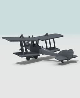 1:144 R.A.F. B.E.2e 3d model