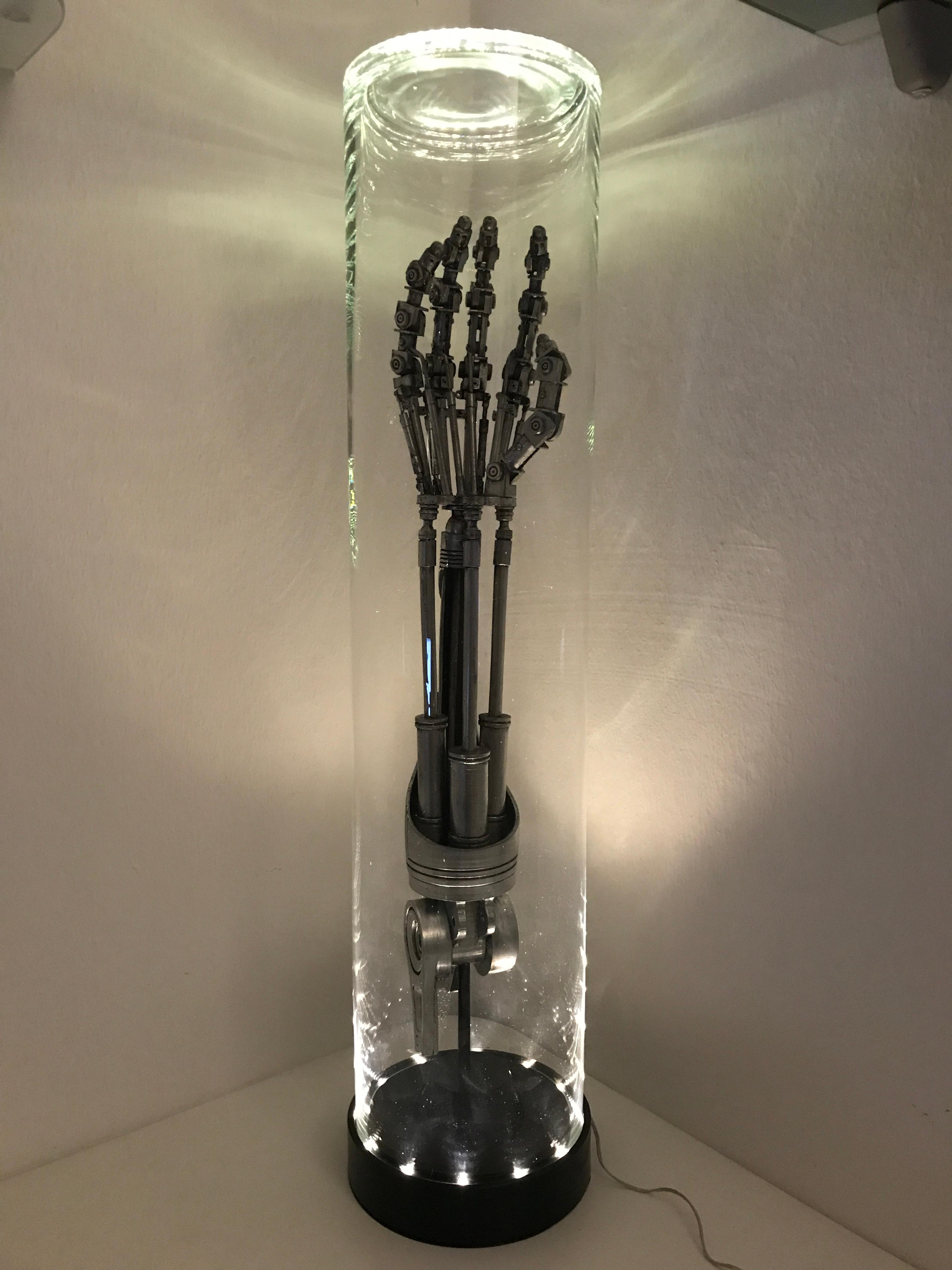 1:1 Terminator Arm with Lights 3d model