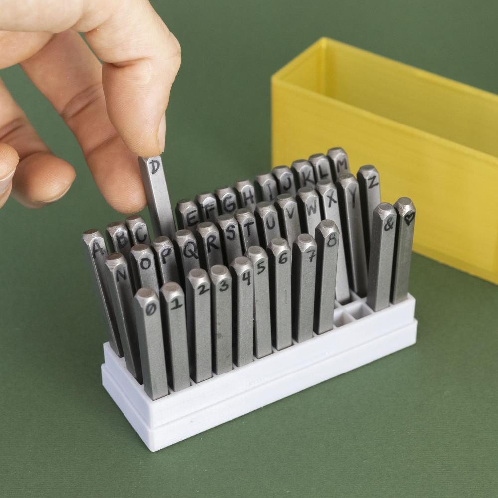 Metal Stamp Case and Stand // Easier to Use + Compact Storage 3d model