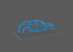 Audi - RS6 Wall Art 3d model