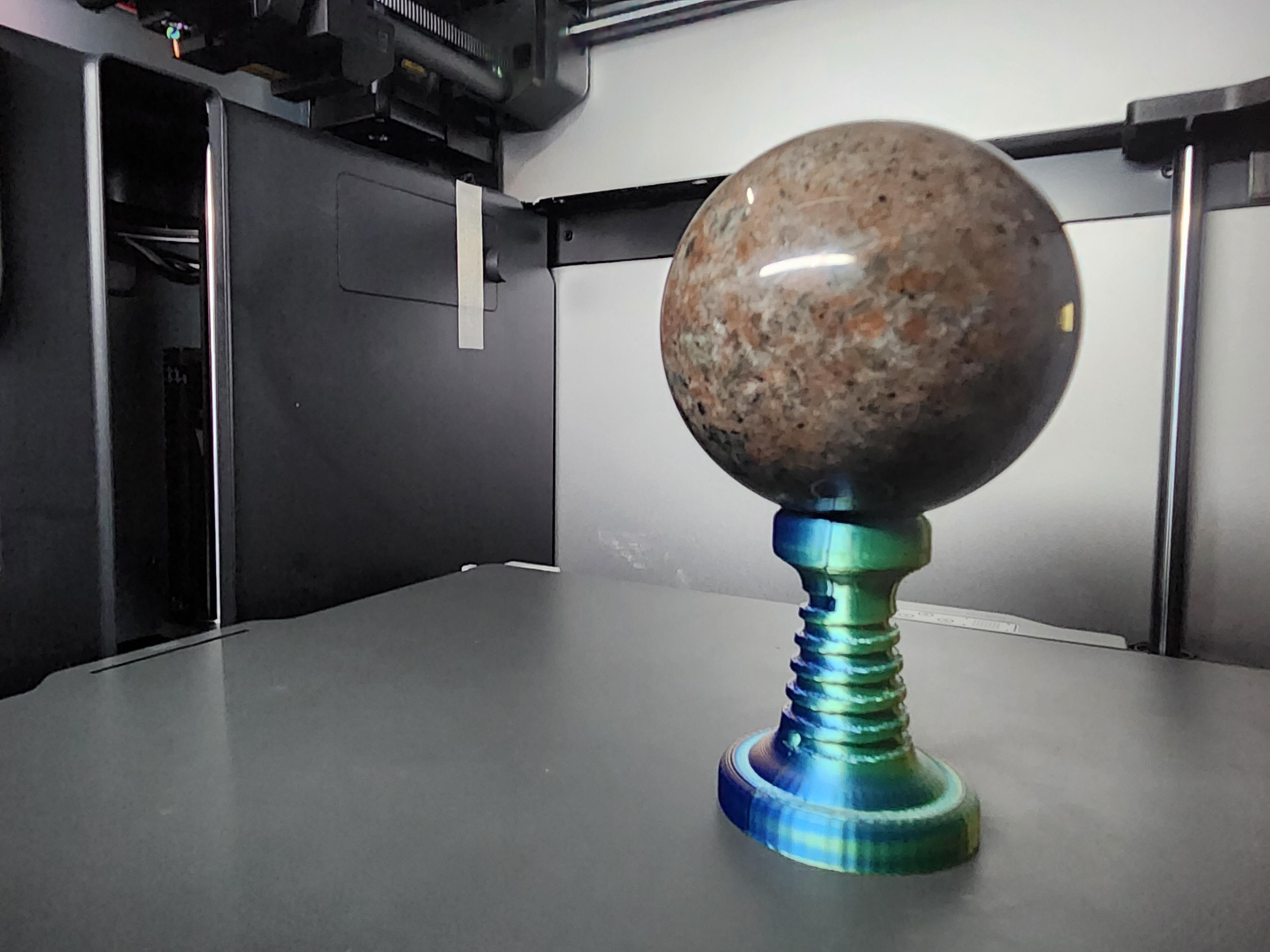 Crystal Sphere Stand 1 3d model