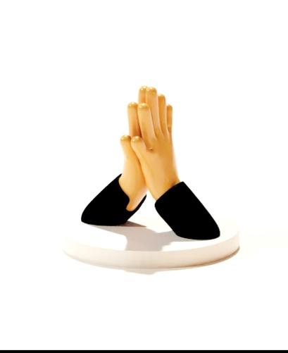 Blessed Hands.stl 3d model