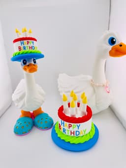 Cake Hat Goose Gear for Porch Goose 3d model