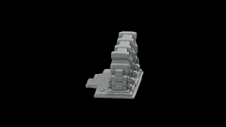 Arcane Prison Cell Block STL - Printable D&D Tabletop Terrain 3d model