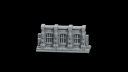 Arcane Prison Cell Block STL - Printable D&D Tabletop Terrain 3d model