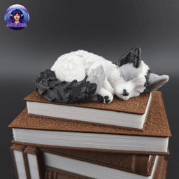 Stack O' Books - Container Décor 3d model
