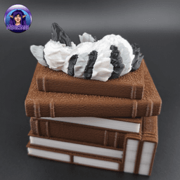 Stack O' Books - Container Décor 3d model