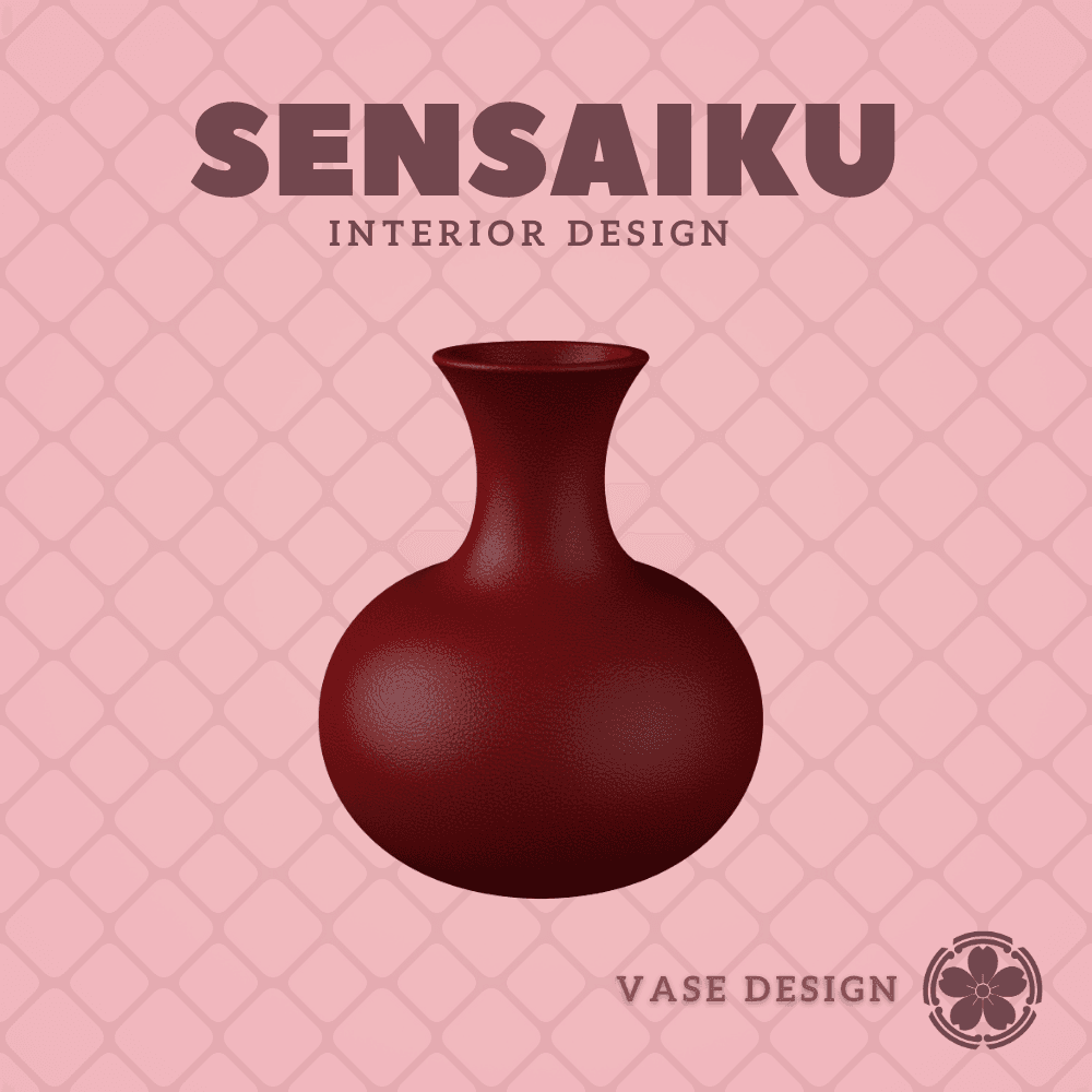169. Cylinder - V127 - Hourglass Vase Custom Vase Design - Ikebana Home Decoration 3d model