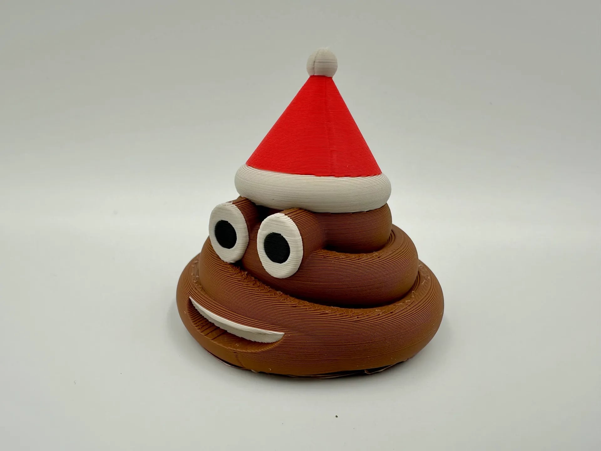 Christmas Poop Emoji 3d model