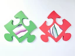 Puzzle Picture Frame Interlocking Silly Home Decor 3d model