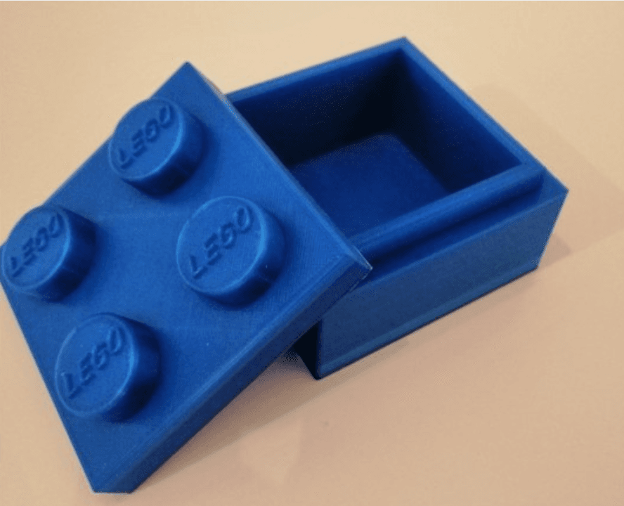 Lego box Bottom and top 3d model