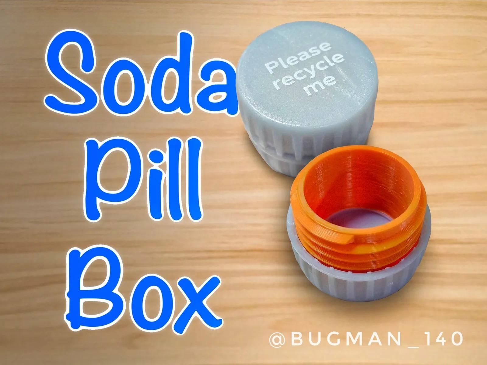 Soda Pill Box 3d model