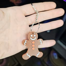 GingerBreadMan_KeyChain_PrintStart3D.stl 3d model