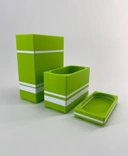 CX68-60 Stackable bin box module for creative home decor 3d print stl 3d model