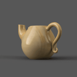 teapot- planter - vase - urn - candy dish - candle holder 3 3d model