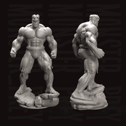 Red Hulk FREE 3D Print model 3d model