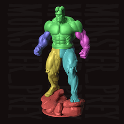 Red Hulk FREE 3D Print model 3d model