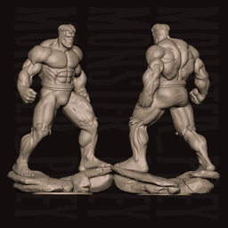 Red Hulk FREE 3D Print model 3d model
