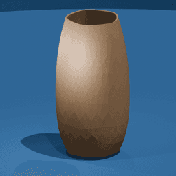 Geodesic Faceted Vase 3d model
