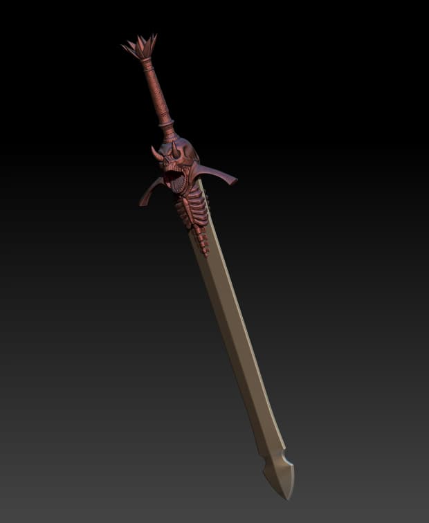 Rebellion Sword 3d model