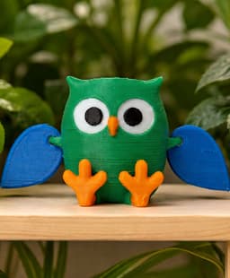 ARTICULATED OWL 3d model