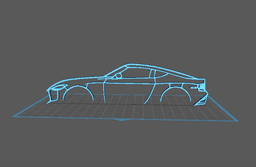 Nissan - Z Wall Art 3d model