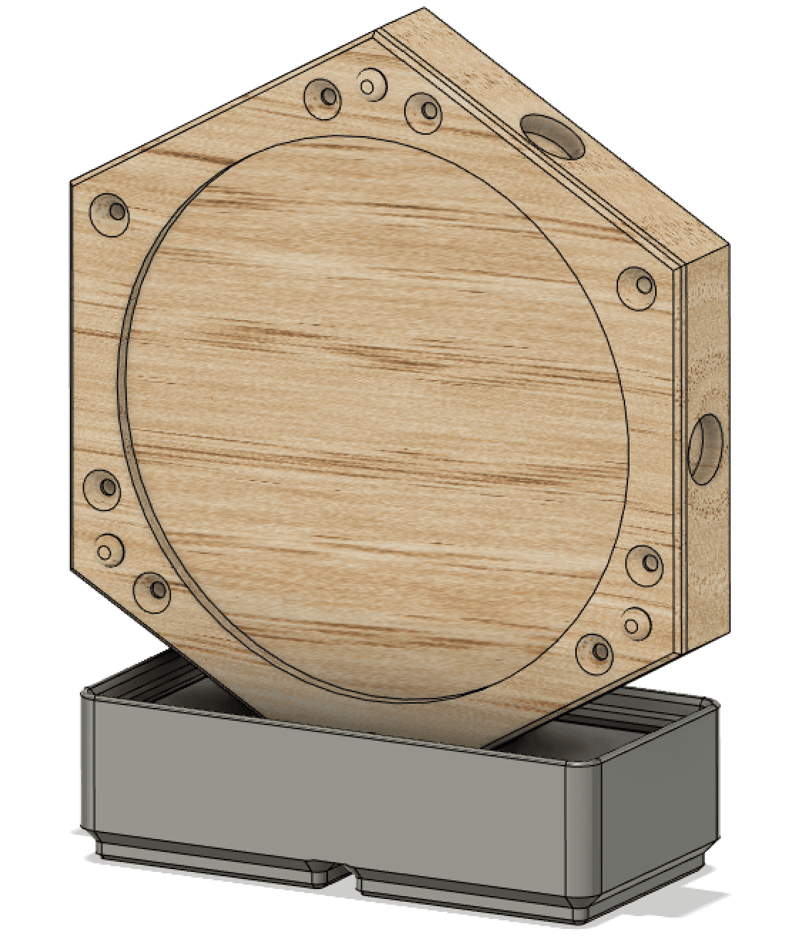 Gridfinity Wyrmwood Tile Display and Storage Blocks 3d model