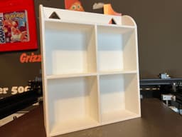 Wall mount shadowbox display - Print in place 3d model