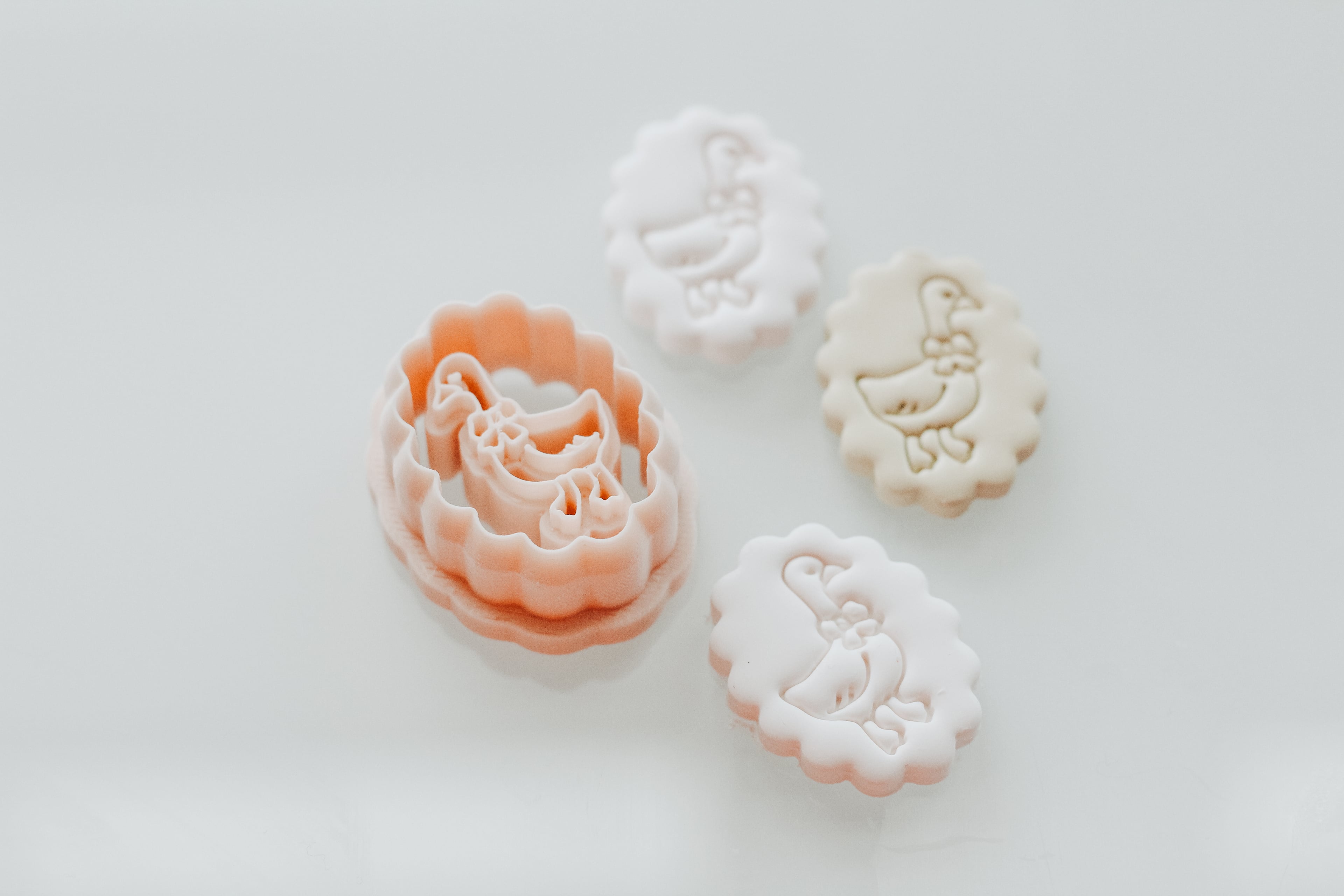 Scallop Goose Clay Cutter 3d model