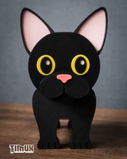 CAT GLASSES HOLDER - FLOW 3d model