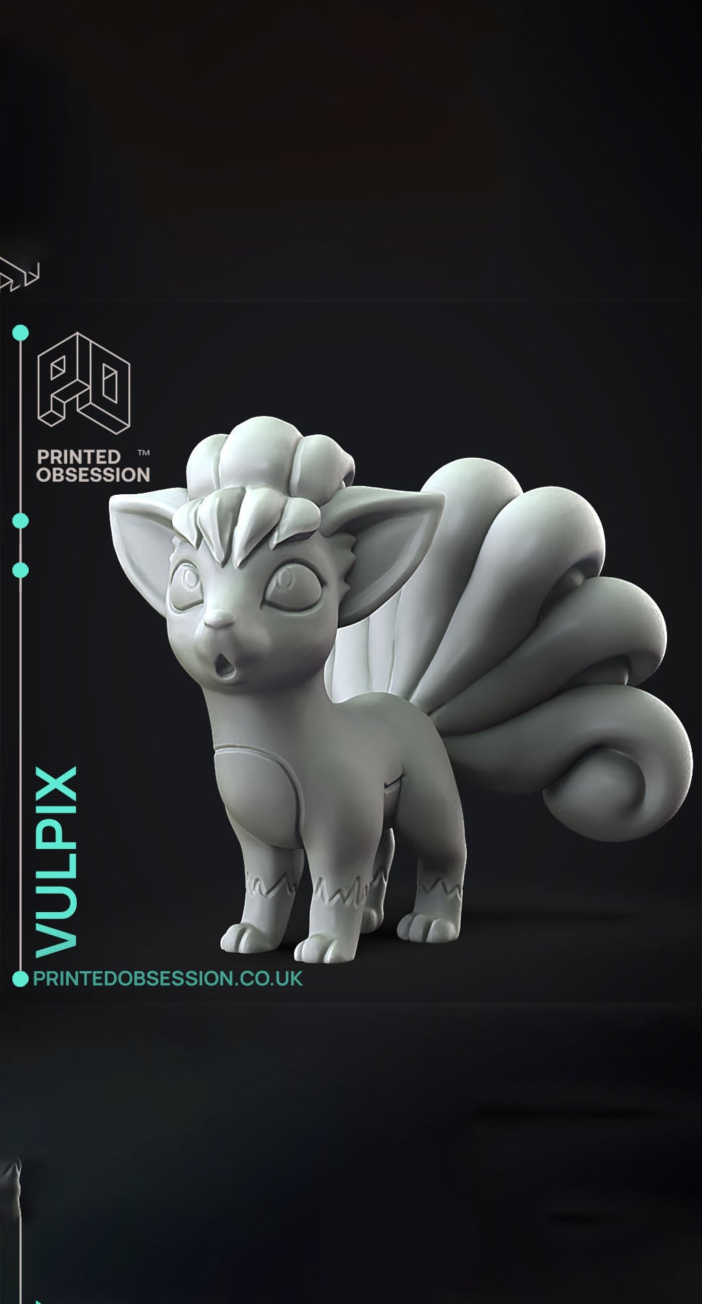 Vulpix - Pokemon - Fan Art 3d model