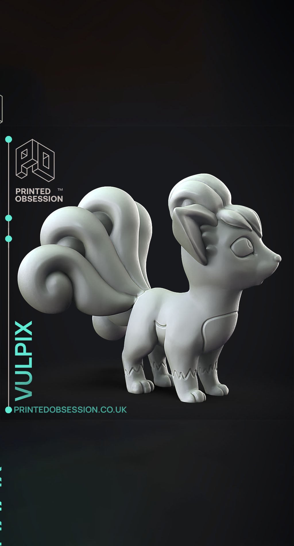 Vulpix - Pokemon - Fan Art 3d model