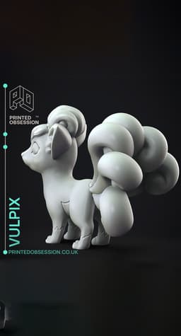 Vulpix - Pokemon - Fan Art 3d model